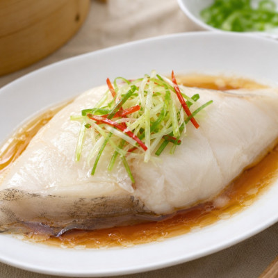 格陵蘭厚切比目魚切片